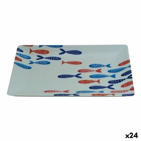 Plateau La Mediterránea 20 x 13 x 2 cm (24 Unités)