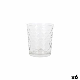 Verre d'eau La Mediterránea Silex diamants 4 Pièces (6 Unités)