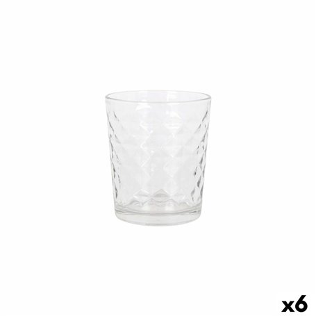 Verre d'eau La Mediterránea Silex diamants 4 Pièces (6 Unités)