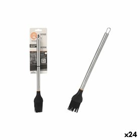 Brosse de cuisine MasterChef Silicone Acier inoxydable 31 cm (24 Unités)