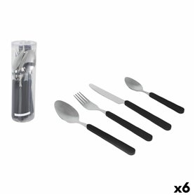 Couverts Quttin Plastique 16 Pièces (6 Unités)