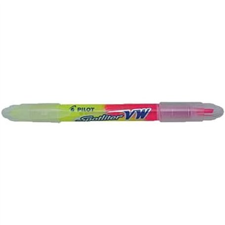 Pilot Spotliter Begreen Lot de 10 Surligneur double pointe Rose et Jaune