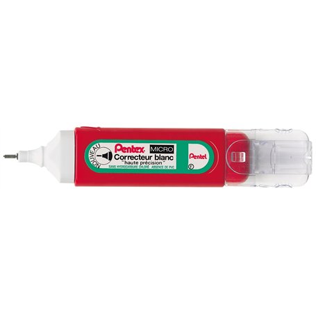 Pentel Lot de 12 ZLC31W Pentex Correcteur liquide séchage rapide et précision 12 mL