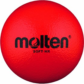 Molten Soft-HR Ballon de handball soft Rouge Ø 160 mm