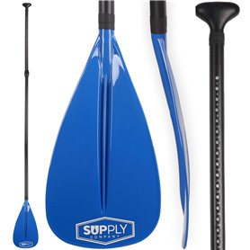 Pagaie de Sup en Alliage – 3 pièces réglables – Pagaie Flottante avec Manche en Aluminium et Lame en Nylon – Série Explorer Padd