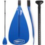 Pagaie de Sup en Alliage – 3 pièces réglables – Pagaie Flottante avec Manche en Aluminium et Lame en Nylon – Série Explorer Padd