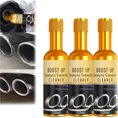 3 Pièces Nettoyant Pratique Instantané Pour échappement De Voiture | Nettoyant Pour Convertisseur Catalytique | Nettoyant Pour S