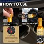 Nettoyant Pratique pour échappement de Voiture Instantané | Nettoyant pour Convertisseur Catalytique | Nettoyant pour Pièces Aut