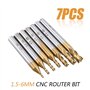 5 mm-6 mm CNC Tête de fraisage d'e