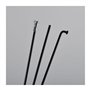 GBXVEMIAO Rayons électriques en acier inoxydable 12 G calibre 2,5 mm Longueur 117–256 mm Rayons en acier avec écrous et tétons a