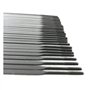 Lot de 12 rayons droits en acier inoxydable calibre 14G Roue de vélo de route Noir 280 mm