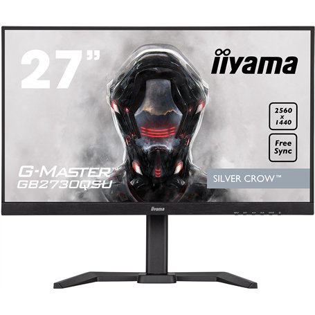 iiyama Ecran 27 Pouces WQHD G-Master Silver Crow GB2730QSU-B5