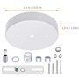 LABRIMP 1 Ensemble de Lumière Auvent Couvercle de Support Plaque de Plafond Matériel D'éclairage pour Kit de Luminaire Ou Access
