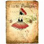 Carte Postale Lot de 6 feuilles de papier de riz 20,32 x 26,67 cm - Différentes images imprimées en papier de mûrier 30 g/m² - F