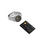 Seiko 5 Sports SRPE55K1 Montre pour homme avec cadran noir et bracelet en acier inoxydable, argenté