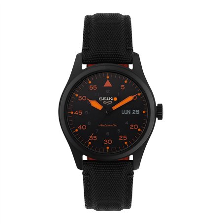 Seiko Montre 5 Sports flieger Automatique Noir et Orange SRPH33K1