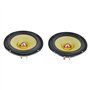 CYPHE 5.25inch Haut-Parleur de la Gamme complète NDFEB Haut-Parleur Tweeter Moyen-woofer Twoofer Coton Fibe Cône de fibe for Le 