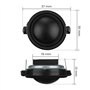 CYPHE 2 pcs 31mm Dome Silk Film Tweeter Néodyme Speaker Unités 8 Ohm 20W Treble Haut-Parleur DIY Cinéma Maison Salut Bibliothèqu