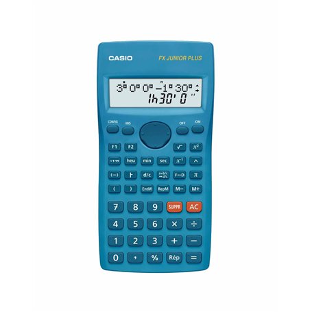 Casio FX Junior Plus Calculatrice scolaire 2 lignes 15 caractères