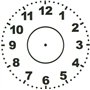 Xclamations X11978 Tampon Auto-encreur pour Enseignant Horloge- Coloris Aléatoire