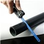 handy handheld saw (adjustable length hacksaw blade fitted into a plastic handle). Made in Japan. Engineer tz-02