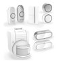 Carillon de porte LED filaire Honeywell Home DW315S série 3 avec sourdine et éclairage LED (blanc)