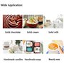 hzexun Tempéreuse À Chocolat Bain Marie Electrique Réchauffeur de Liquide Acier Inoxydable Capacité 6L 2 Réservoirs Maison Comme