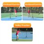 hzexun Machine à Balle de Tennis Machine de Tennis Léger Machine à Servir Le Tennis 33 Balles