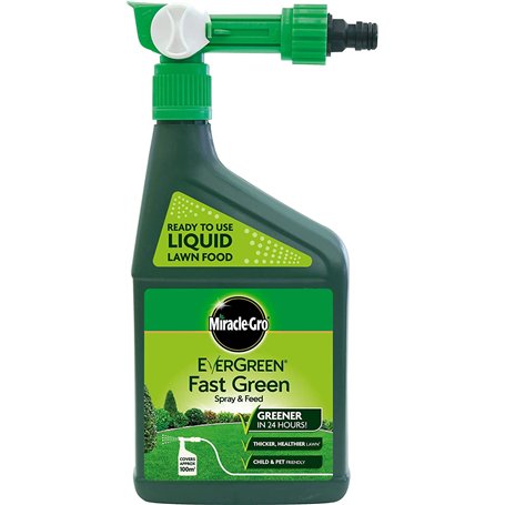 EverGreen Spray d'engrais et engrais pour pelouse 1 litre