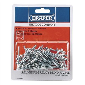 Draper Lot de 50 rivets aveugles 14011