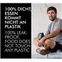 THERMOcafé by THERMOS TC FOOD JAR Récipient isotherme à double paroi en acier inoxydable 0,50 l, 9 h chaud 14 h froid, en acier 