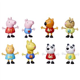 Peppa Pig Pack de 8 Figurines : Peppa et George Pig