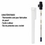 Thermomètre à yaourt - 150 mm - Avec étui de protection - Avec zones recommandées