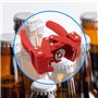 Capsuleuse de bouteille avec 120 capsules - pour bouteilles de bière faite maison ou bouteilles de limonade en verre - facile à 