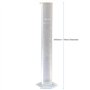 Alcoomètre mesure 0 à 100 % de l'alcool distillé 23 cm avec pot d'échantillonnage d'essai de 100 ml