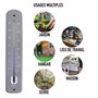 Grand thermomètre extérieur – 380 mm thermomètre de jardin extérieur pour une utilisation dans le jardin, serre, patio, terrasse