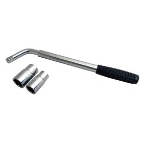 Sakura Clé à Douille SS5324 pour Roue de Voiture - Poignée Extensible - Tailles de Douilles : 17 mm