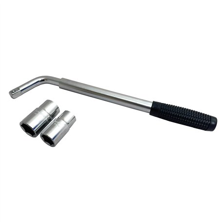 Sakura Clé à Douille SS5324 pour Roue de Voiture - Poignée Extensible - Tailles de Douilles : 17 mm