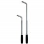 Sakura Clé à Douille SS5324 pour Roue de Voiture - Poignée Extensible - Tailles de Douilles : 17 mm, 19 mm, 21 mm, 23 mm - Compa