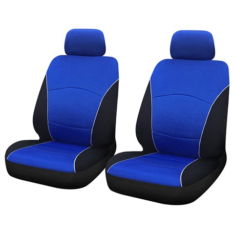 Sakura Oakleigh Paire de Housses de siège Avant universelles pour Voiture et Van Noir/Bleu
