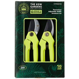Neill Tools T/A Spear Jackson Razorsharp & Kew Gardens CUTTINGSET3K Bypass + sécateur à enclume Lot