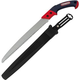 Spear & Jackson Razorsharp 4968PS Scie d'élagage à lame fixe et couvercle Rouge