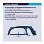 ECLIPSE Professional Tools EPMS150 Mini Scie à Métaux 6 Pouce Scie Compacte et Polyvalente à Prise Ergonomique et Confortable Mé