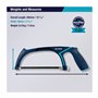 ECLIPSE Professional Tools EPMS150 Mini Scie à Métaux 6 Pouce Scie Compacte et Polyvalente à Prise Ergonomique et Confortable Mé