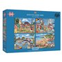 Gibsons Puzzle 4 x 500 pièces : J'aimerais Que tu sois Ici