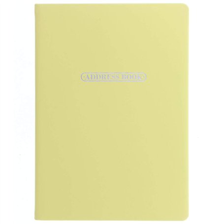 Letts Pastel Carnet d'adresses Citron Format A5