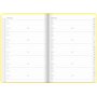 Letts Pastel Carnet d'adresses Citron Format A5