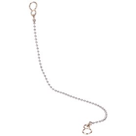 Bulk Hardware BH02250 Chaîne d'évier à billes avec crochet S Chromée
