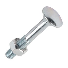Merriway BH04823 Lot de 25 boulons de carrosserie avec écrous