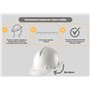 Casque de protection | Casque de sécurité | Réglable 55-65cm | Casque de travail | Casque de chantier | AVIT | AV 13060 |
